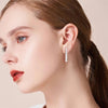Long Tassel Moissanite Drop Earrings - Rokshok