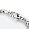 Black White Full Moissanite Diamond Tennis Bracelets - Rokshok