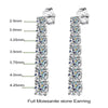 Long Tassel Moissanite Drop Earrings - Rokshok