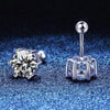 Moissanite 6 Claws Screw Stud Earrings - Rokshok