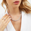 Moissanite Tennis Necklace - Rokshok
