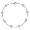 4mm Round Bubble Moissanite Diamond Bracelet - Rokshok