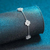 Lucky Clover 0.64 Carat Moissanite Diamond Bracelets - Rokshok