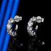Curved Moissanite Earring - Rokshok