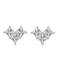 Color Princess Cut Moissanite Earring - Rokshok