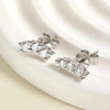 Elegant Moissanite Stud Earrings - Rokshok