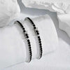 6.5mm Black Moissanite Tennis Bracelet - Rokshok