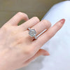 3 CT 6-Claw Moissanite Diamond Engagement Ring - Rokshok