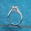 2 Carat Square Shape Moissanite Diamond Ring - Rokshok