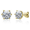0.5ct/1ct/2ct D Color Moissanite Stud Earrings - Rokshok