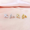 1.4cttw Cross Moissanite Diamond Stud Earrings - Rokshok
