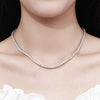2.5mm Moissanite Tennis Necklace - Rokshok