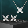 Butterfly Moissanite Jewelry Sets - Necklace & Earrings - Rokshok