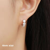 Curved Moissanite Earring - Rokshok