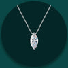 1CT Marquise Moissanite Pendant Necklace - Rokshok