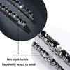 Black Moissanite Tennis Necklaces - Rokshok