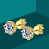 2CT Color Moissanite Stud Earrings - Rokshok