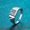 1 Carat and 2 Carat Moissanite Men Ring - Rokshok