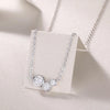 Round Bubble Moissanite Diamond Pendant Necklace - Rokshok