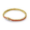 All Red Moissanite Tennis Bracelets - Rokshok