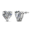 4CT Pear and heart Cut Moissanite Diamond Earrings - Rokshok