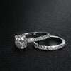 Sparkling Diamond Bridal Sets Moissanite Rings - Rokshok