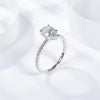 1.5 Carat Water Drop Shape Moissanite Engagement Rings - Rokshok