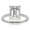 4CT Rectangle Moissanite Ring - Rokshok