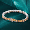 Champagne Moissanite Diamond Tennis Bracelets - Rokshok