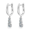 Full Moissanite Pendent Earrings - Rokshok