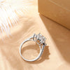 1 & 2 CT Sunflower Moissanite Diamond Ring - Rokshok