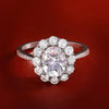 2.98 Carat Oval Cut Moissanite Ring - Rokshok