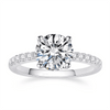 3 Carat Oval Cut Moissanite Diamond Ring - Rokshok