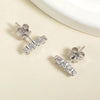 Elegant Moissanite Stud Earrings - Rokshok