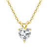 Heart Moissanite Pendant Necklace - Rokshok