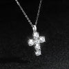 Moissanite Cross Pendant Necklace - Rokshok