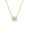 6*8mm 2ct Emerald Cut Moissanite Pendant - Rokshok