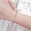 4x4mm Princess Cut Moissanite Tennis Bracelet - Rokshok