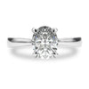 3 Carat Oval Cut Moissanite Diamond Ring - Rokshok