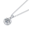 1-5 Carat Snowflake Pendant Moissanite Diamond Necklace - Rokshok