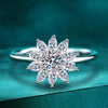 1.3CT Chrysanthemum Moissanite Ring - Rokshok