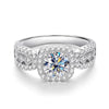 1ct D Color Moissanite Luxury Ring - Rokshok