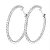 Moissanite Hoop Earrings - Rokshok