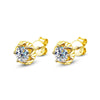 Round Cut Moissanite Stud Earrings - Rokshok