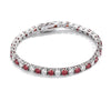 Black White Full Moissanite Diamond Tennis Bracelets - Rokshok