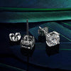 1CT Cushion Cut Moissanite Stud Earrings - Rokshok
