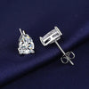 4CT Pear and heart Cut Moissanite Diamond Earrings - Rokshok