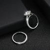 Sparkling Diamond Bridal Sets Moissanite Rings - Rokshok