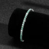 3-6.5mm Green full Moissanite Tennis Bracelet - Rokshok