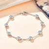 4mm Round Bubble Moissanite Diamond Bracelet - Rokshok